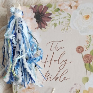 Bible Tassel - Handmade with cross pendant | Journal Bookmark