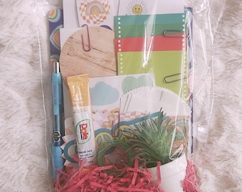 Journal Kit with Succulent - Gift for Tween, Young Girl