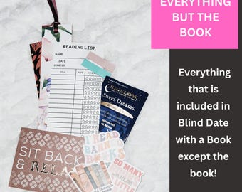 Bookish Reading Set: Stickers, Bookmarks, Tea Bag