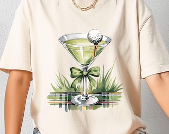 Preppy Coquette Golf Shirt PNG Set of 2, Golf Lover PNG, Golf Wives Social Club Sublimation Design Digital Download PNG