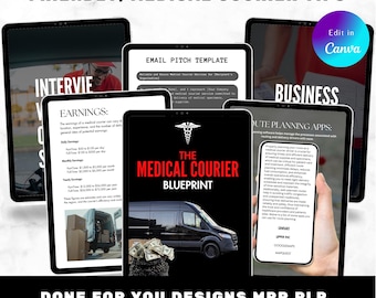 Plan działania firmy kurierskiej w branży medycznej: przewodnik krok po kroku (wersja cyfrowa do pobrania)