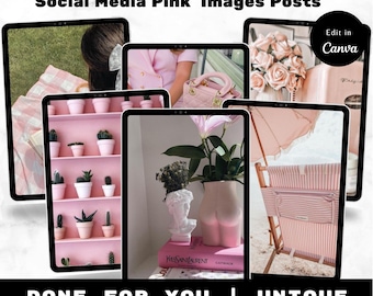 Różowe beztwarzowe rolki, kobiece treści w mediach społecznościowych