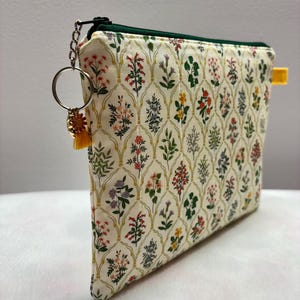 Bolsa de maquiagem de flores, bolsa de cosméticos de flores, carteira de flores, bolsa de flores, bolsa de viagem de flores, bolsa de jardim, bolsa de jardim, bolsa de jardim