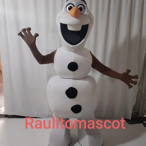 Fantasia de mascote do Olaf, o boneco de neve