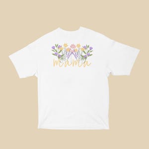 Blumen Mama, Blumen Mama T-Shirt, glücklicher Muttertag Shirt, schöne Mutter, geliebte Mutter, Mutter Geschenk, Muttertag Shirt, glücklich Muttertag T-Shirt