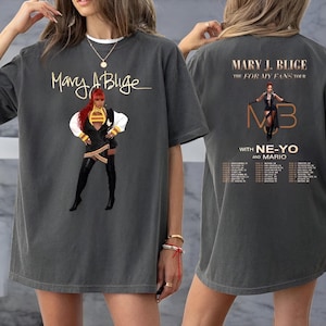 Marry J Bligeee Graphic Tee or 2025 Tour Sweatshirt – Perfect Fan Gift! Celebrate with stylish merch for true Mary J. Blige lovers.