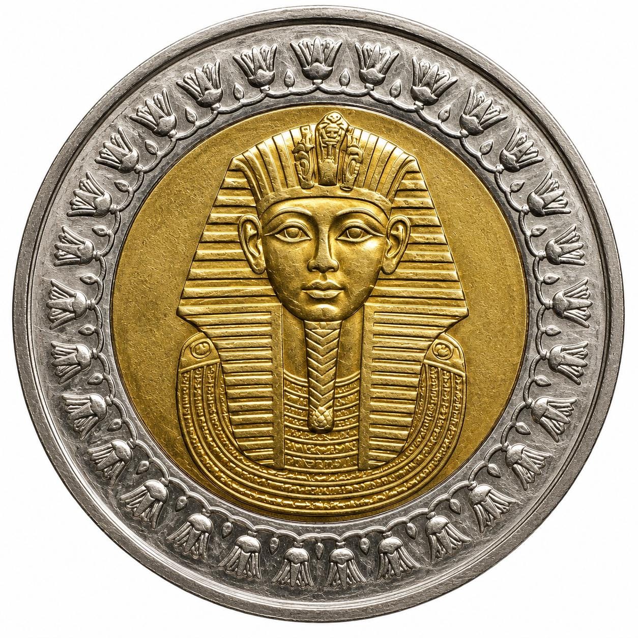 エジプトの硬貨　切手セット Egyptian pound coins - Etsy 日本