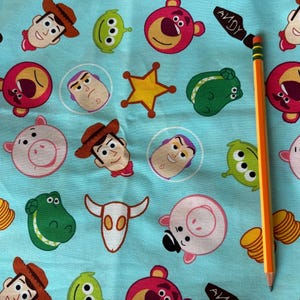 Toy Story Fabric - Character Toss