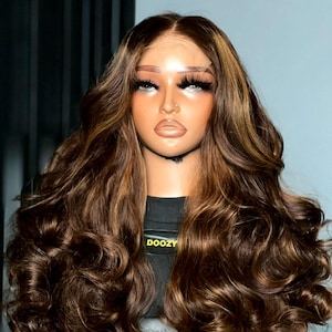 100 Percent Vietnamese Human Hair HD Lace Closure Wig Bouncy Curls 250 Percent Density - Free Deliveryv