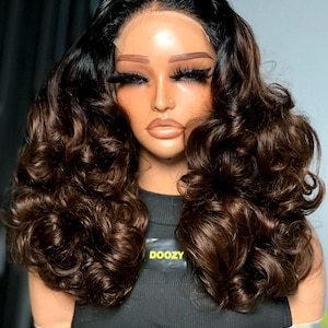 100 Percent Vietnamese Human Hair, SDD, 5x5 HD Lace Closure Wig, Bouncy 250 Percent Density