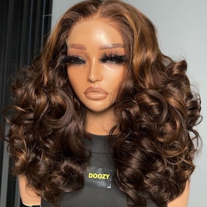 100 Percent Vietnamese Human Hair, SDD, 5x5 HD Lace Closure Wig, Bouncy, 210 Percent Density - free Shipping