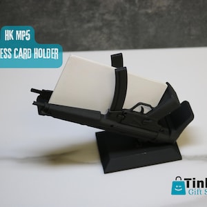 HK MP5 Business Card Holder – Compact SMG Desk Display