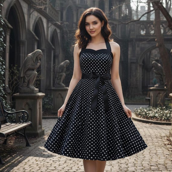 fitted lace wedding dress The Swing Into Style Halter Dress – ModCloth