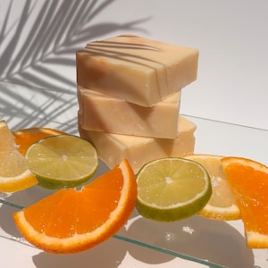 Citrus Burst Tallow Soap Bar
