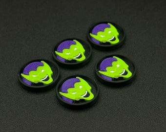 Spider Foes Tokens for Marvel Crisis Protocol MCP, Affiliation Markers Set of 5 or 10, 3D Printed Tabletop Gaming Accessory