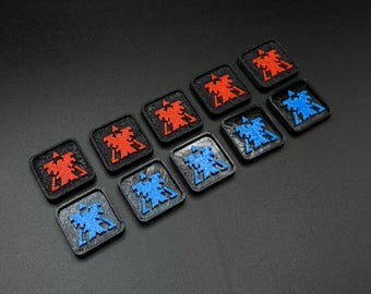Faction Activation Tokens for Terran in StarCraft Tabletop Miniatures Game