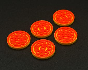 Convocation Tokens for Marvel Crisis Protocol MCP, Affiliation Markers Set of 5 or 10, 3D Printed Tabletop Gaming Accessory