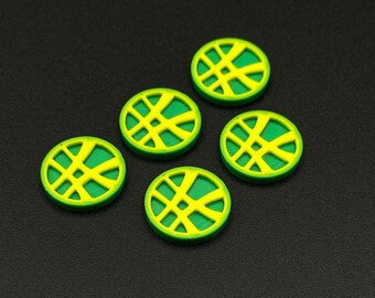 Defenders Tokens for Marvel Crisis Protocol MCP, Affiliation Markers Set of 5 or 10, 3D Printed Tabletop Gaming Accessory