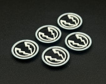 Inhumans Tokens for Marvel Crisis Protocol MCP, Affiliation Markers Set of 5 or 10, 3D Printed Tabletop Gaming Accessory