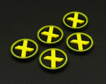 X-Force Tokens for Marvel Crisis Protocol MCP, Affiliation Markers Set of 5 or 10, 3D Printed Tabletop Gaming Accessory