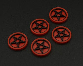 Cabal Tokens for Marvel Crisis Protocol MCP, Affiliation Markers Set of 5 or 10, 3D Printed Tabletop Gaming Accessory