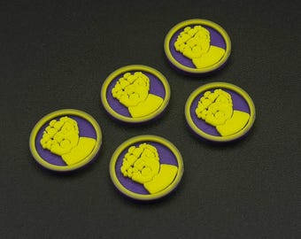 Black Order Tokens for Marvel Crisis Protocol MCP, Affiliation Markers Set of 5 or 10, 3D Printed Tabletop Gaming Accessory