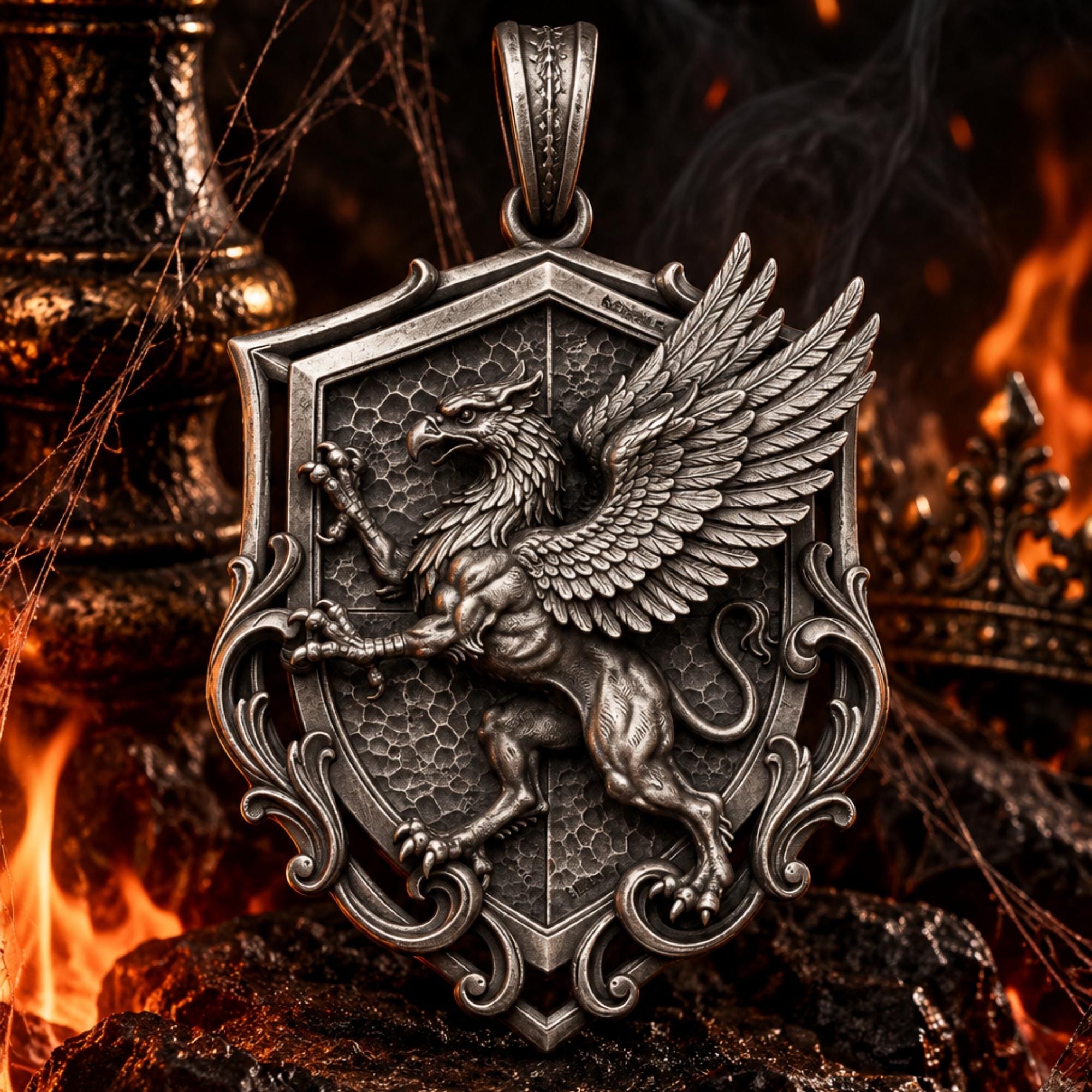 Griffin Pendant - Etsy