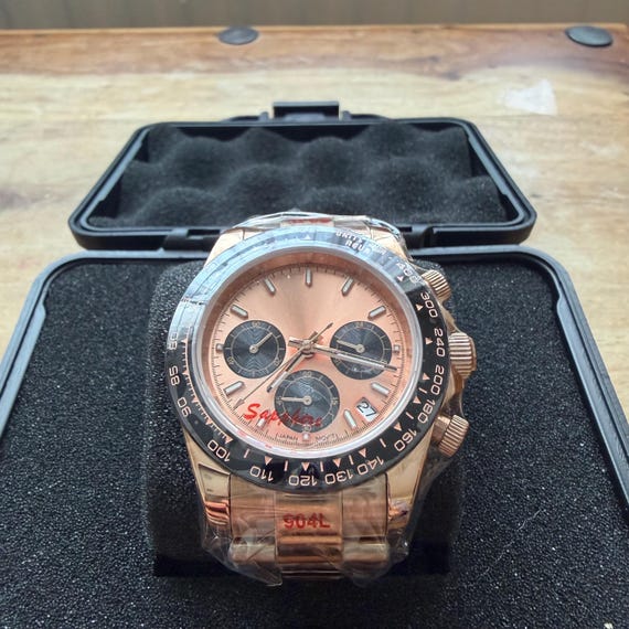 Rose Gold Custom VK63 Watch - Etsy