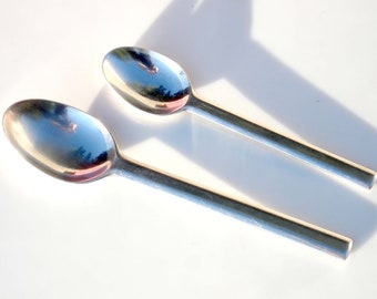 Vintage Boda Nova Spoons: Stainless Steel Teaspoon & Soup Spoon, Next Pattern