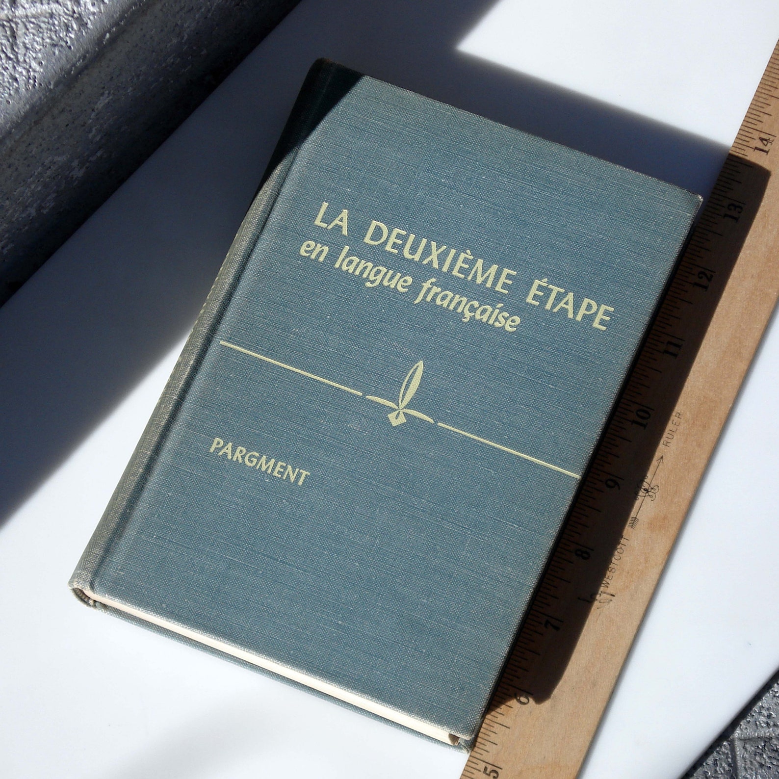 Vintage French Language Textbook La Deuxième Étape ©1940 Etsy.de