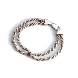 Vintage Sterling Silver Milor Bracelet -Made in Italy, 7 1/2 Inch