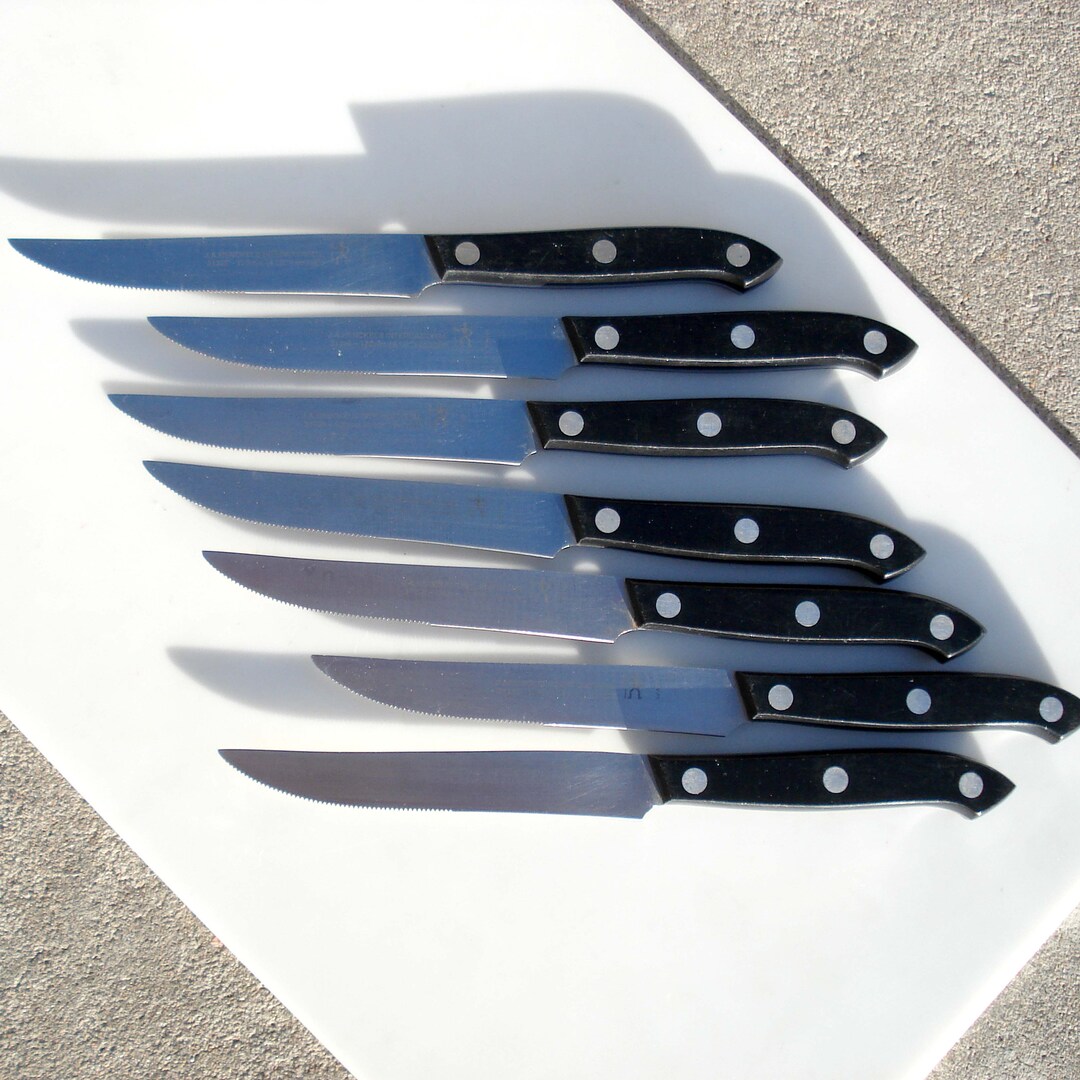 Set of 7 J.A Henckels International Steak Knives 31328 120mm or 4 1/2
