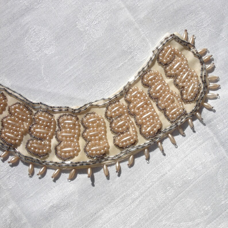 Made in Japa Vintage Fancy Beaded Collar