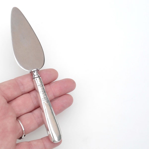 Vintage Sterling Silver Cheese Server - Stainless Steel Serving Tip