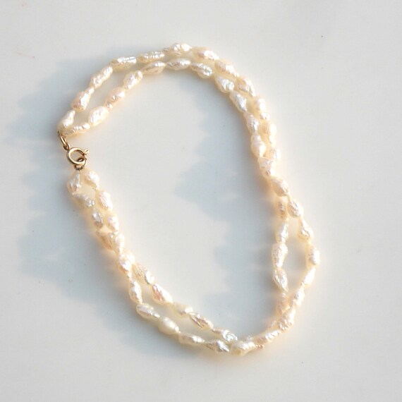 Vintage Double Strand Fresh Water Pearl Bracelet … - image 5