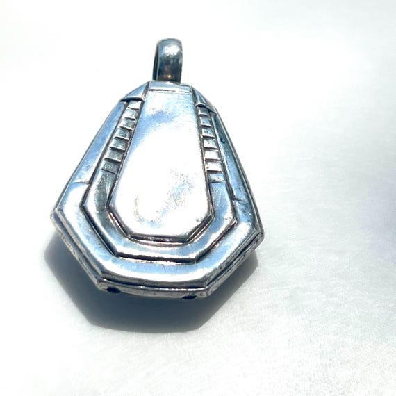 Art Deco Sterling Silver Baby Rattle
