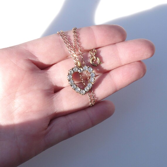 Victorian Revival Heart Charm with Vintage Chain - image 10