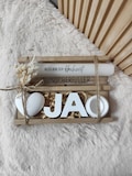 Cash gift wedding gift wedding gift gift set wish fulfiller candle holder marriage engagement ceramic wood Raysin heart table decoration