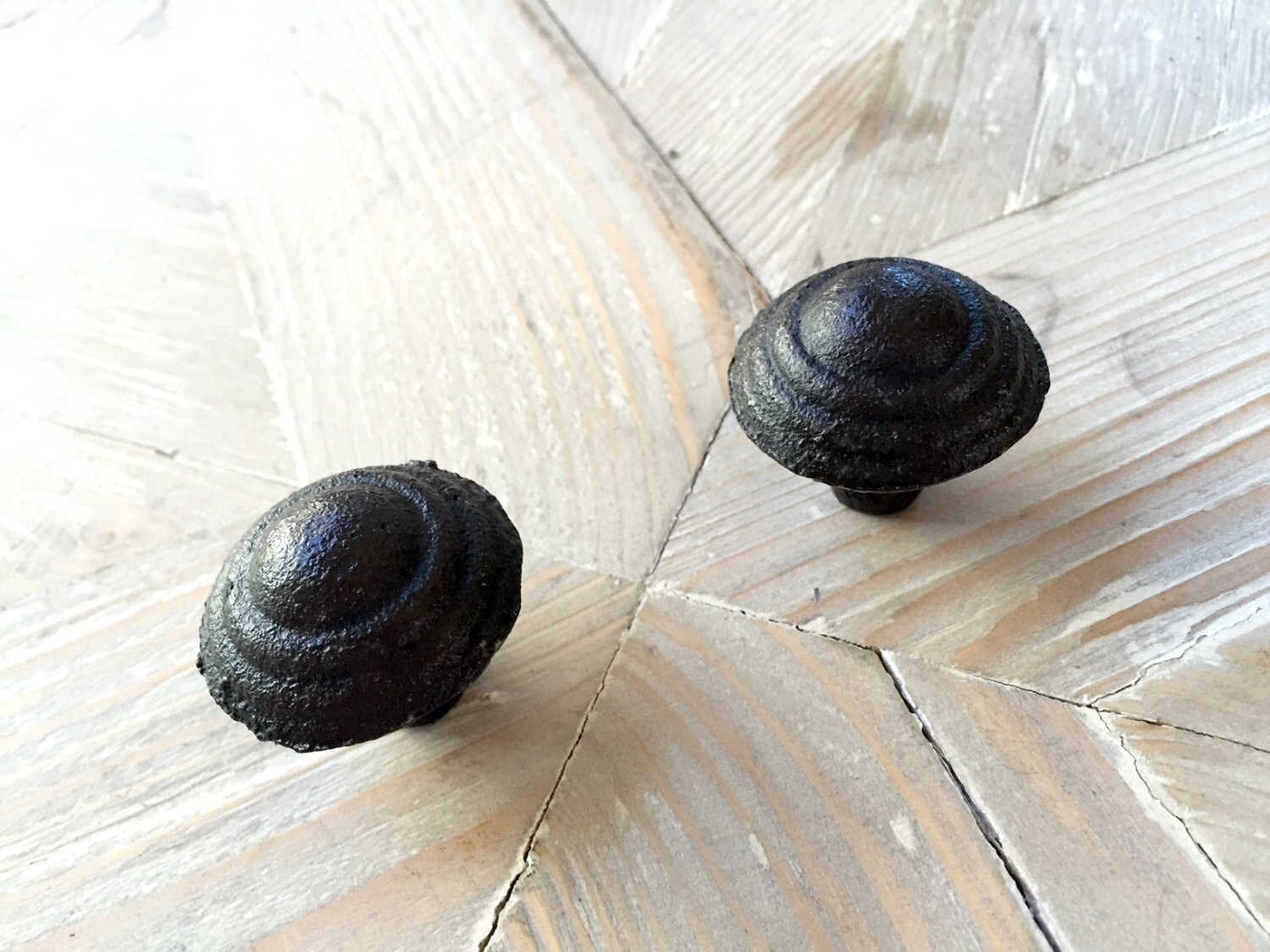 Large Black Cast Iron Drawer Pull for Farmhouse Rustic and Etsy