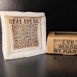 Organic Ritual Soap Bar | Traditional Lye | Vegan & Natural | Magic Square of Venus