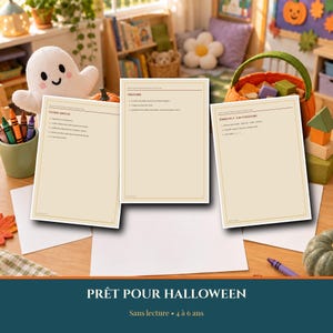 Gra ucieczki Halloween 2026 dla przedszkolaków – do druku, nie wymaga czytania, gra dla dzieci w wieku 4-6 lat – piktogramy, kolory, kształty, plik PDF do domu i klasy zdjęcie 7