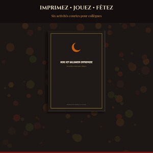 Mini Kit Halloween 2026-2027 Entreprise à Imprimer, 6 Jeux Rapides Collègues, Quiz Défi Bureau Vote Costumes PDF Français image 5