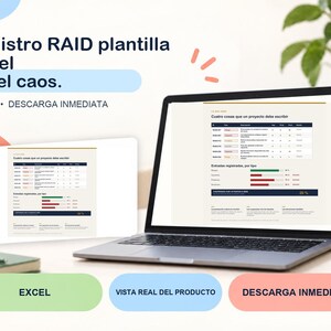 RAID-Protokollvorlage Excel – Angenommene Risiken, Probleme, bewertete Entscheidungen
