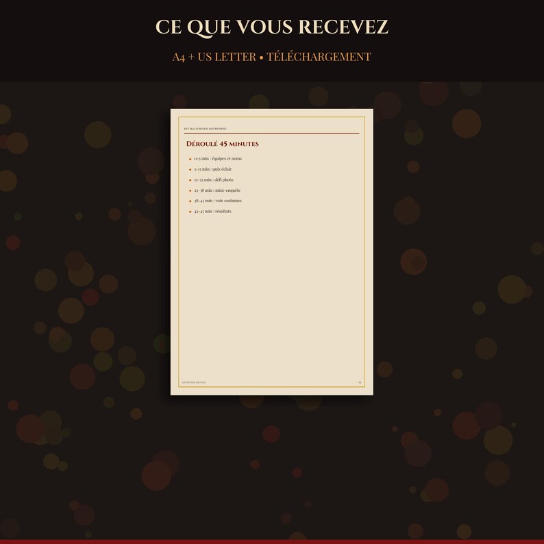 Kit Halloween 2026-2027 Entreprise à Imprimer, Animation 10 à 50 Collègues, Quiz Défis Mini Enquête Vote Costumes, Team Building PDF image 2