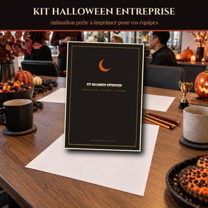 Kit Halloween 2026-2027 Entreprise à Imprimer, Animation 10 à 50 Collègues, Quiz Défis Mini Enquête Vote Costumes, Team Building PDF image 1