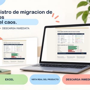 Planilha de Migração de Dados - Modelo em Excel para Projetos de ERP e CRM, 120 Objetos