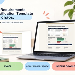 ERP Requirements Specification Template - Excel Spreadsheet with 200 Weighted Requirements