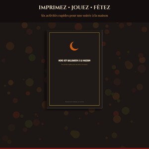 Mini Kit Halloween 2026 à la Maison à Imprimer, 6 Jeux Rapides Famille, Chasse Objets Quiz Défis PDF Français image 5