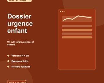 Child Emergency Binder | Contacts, Medical and Documents Planner