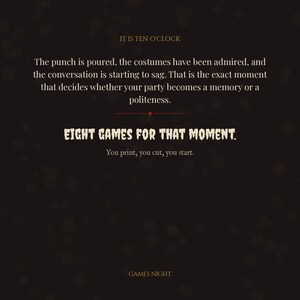 8 Halloween 2026 Party Games Printable for Adults, Quiz Bingo Charades Trivia, Halloween Game Bundle PDF, Instant Download, A4 + US Letter image 7